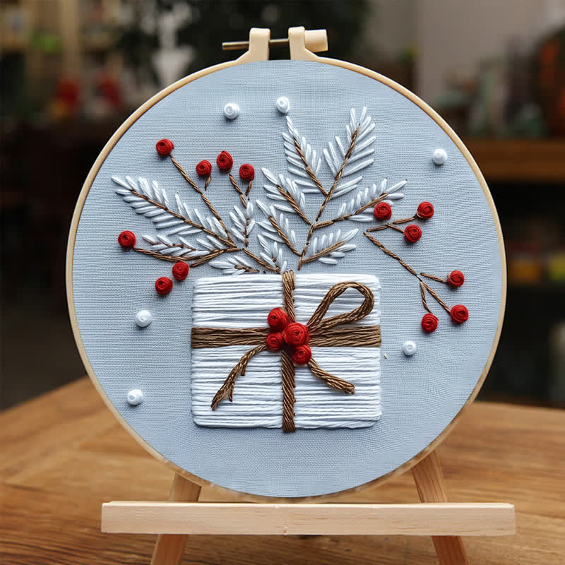 Rubbyoo Embroidery Kit - Christmas Gift Box - image 3