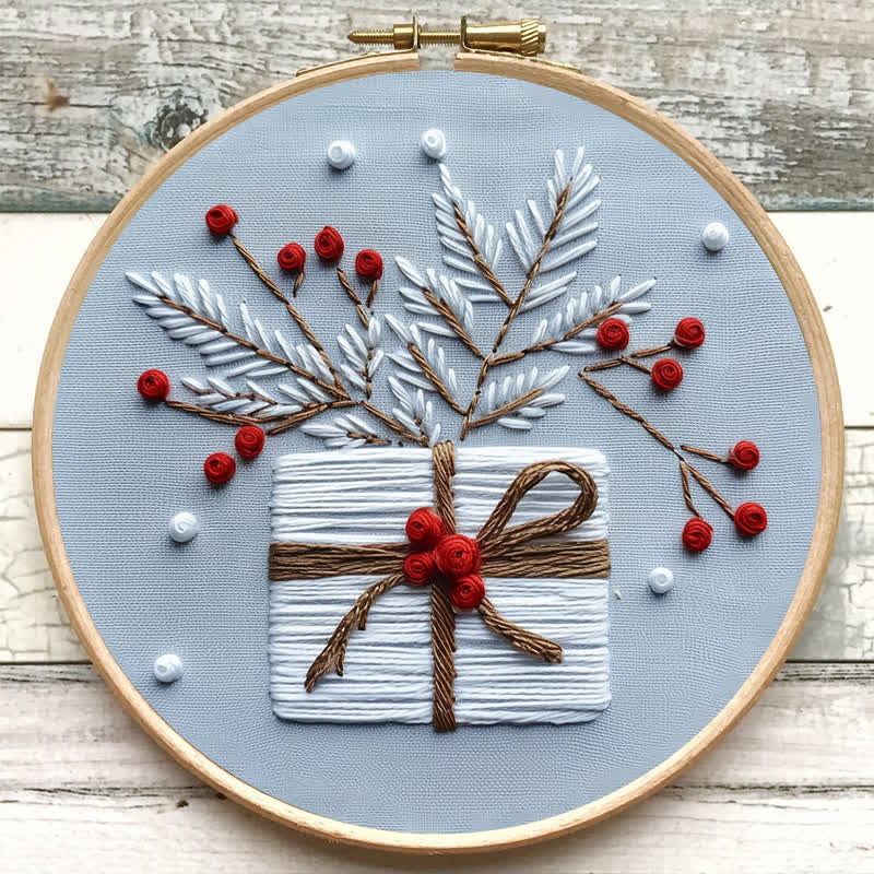 Rubbyoo Embroidery Kit - Christmas Gift Box - image 5