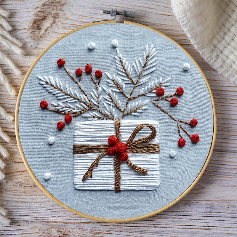 Rubbyoo Embroidery Kit - Christmas Gift Box - image 6