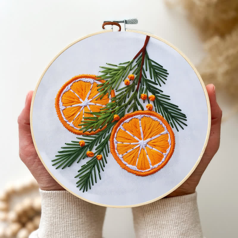 Rubbyoo Embroidery Kit - Orange slice 2 - image 2