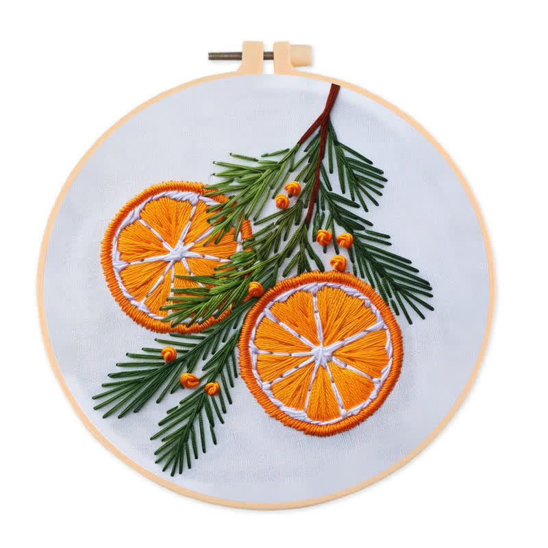 Rubbyoo Embroidery Kit - Orange slice 2 - image 0