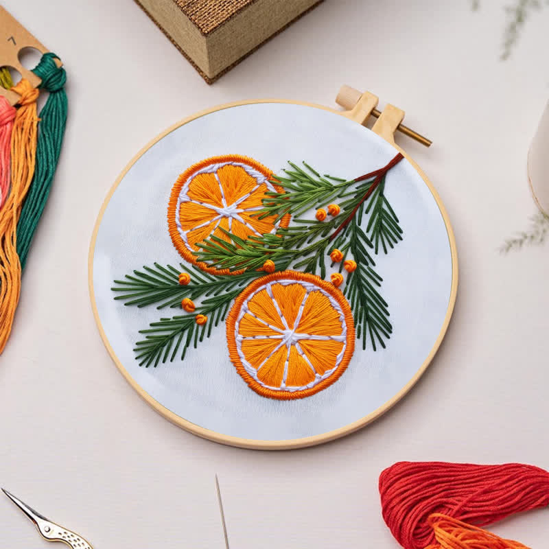 Rubbyoo Embroidery Kit - Orange slice 2 - image 3