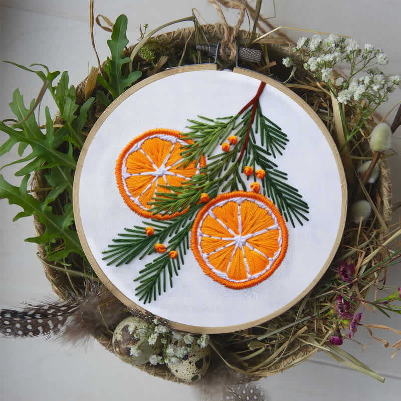 Rubbyoo Embroidery Kit - Orange slice 2 - image 7