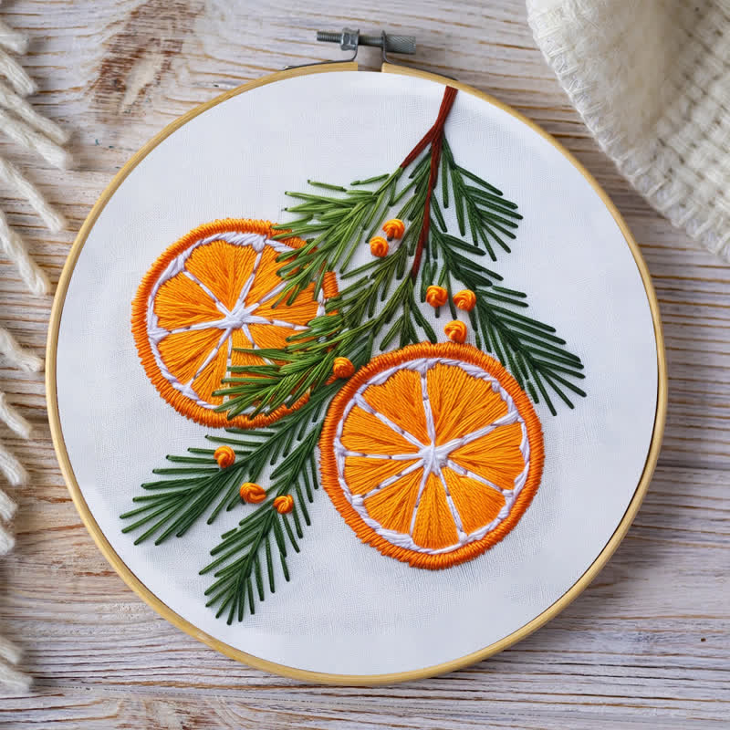 Rubbyoo Embroidery Kit - Orange slice 2 - image 6