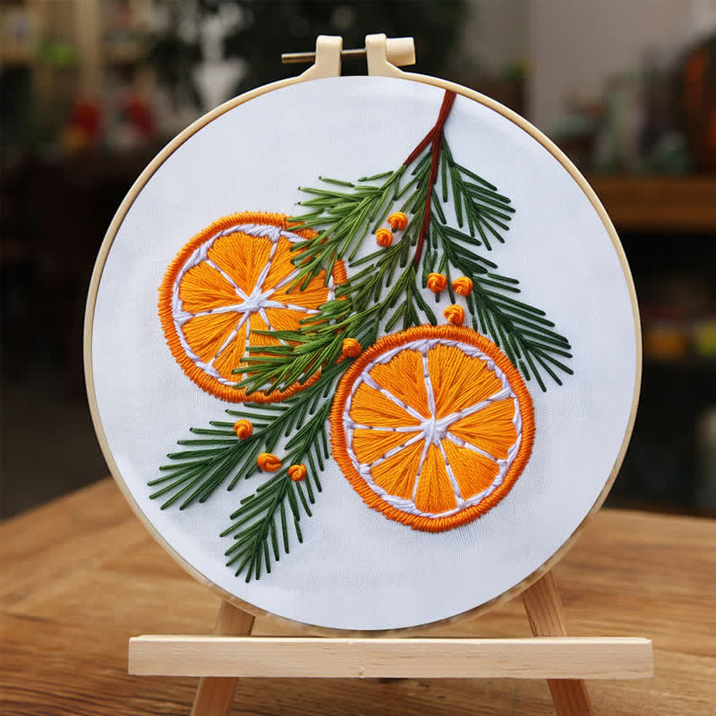 Rubbyoo Embroidery Kit - Orange slice 2 - image 4