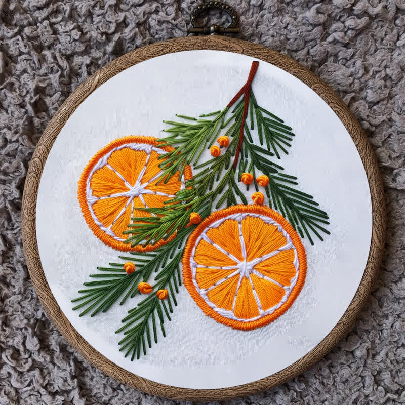 Rubbyoo Embroidery Kit - Orange slice 2 - image 8