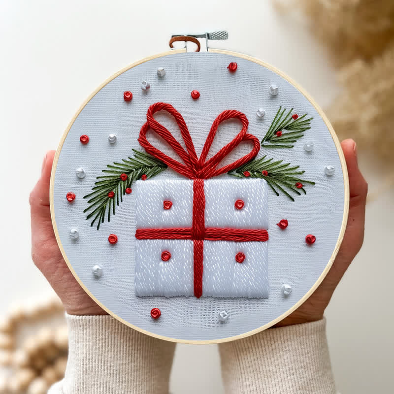 Rubbyoo Embroidery Kit - Christmas Present - image 1
