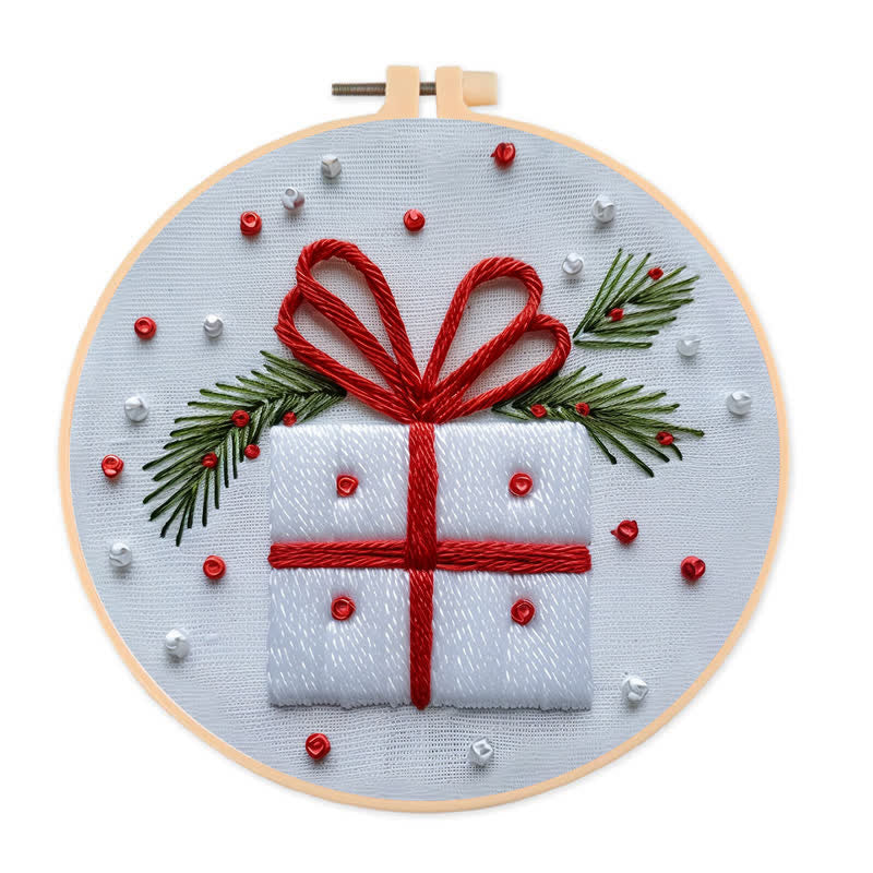 Rubbyoo Embroidery Kit - Christmas Present - image 0