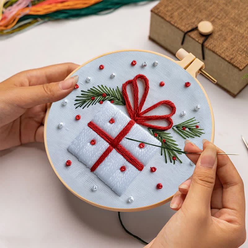 Rubbyoo Embroidery Kit - Christmas Present - image 3