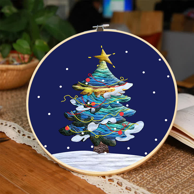 Rubbyoo Embroidery Kit - Merry Christmas Tree - image 1