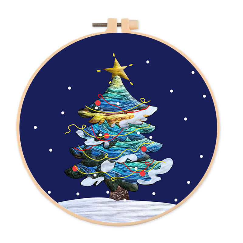 Rubbyoo Embroidery Kit - Merry Christmas Tree - image 0