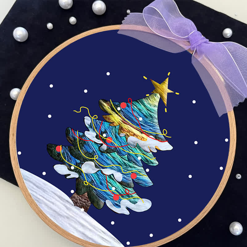 Rubbyoo Embroidery Kit - Merry Christmas Tree - image 4