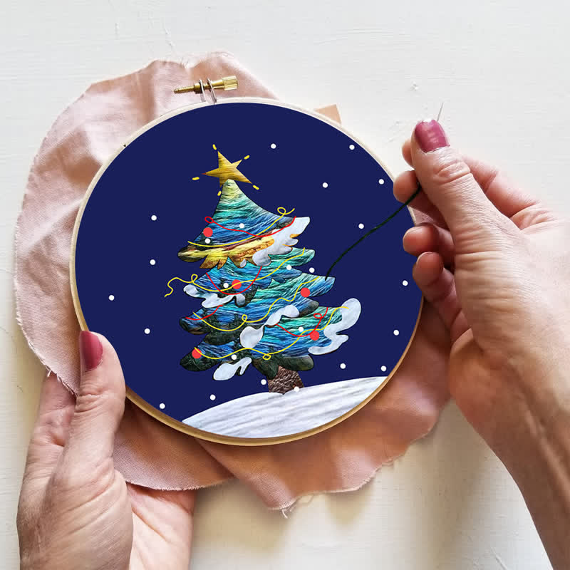 Rubbyoo Embroidery Kit - Merry Christmas Tree - image 5