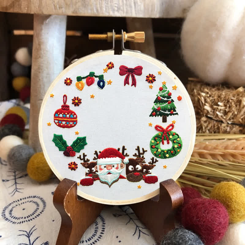 Rubbyoo Embroidery Kit - Topumt Christmas - image 1