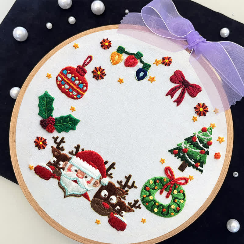 Rubbyoo Embroidery Kit - Topumt Christmas - image 7