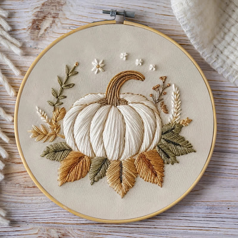 Rubbyoo Embroidery Kit - White Pumpkin - image 6
