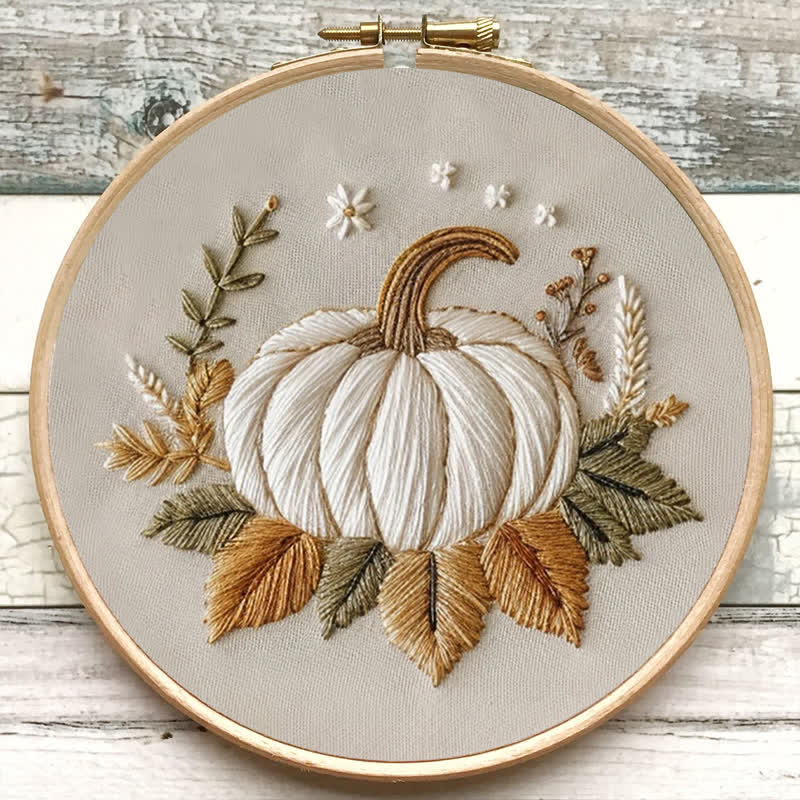 Rubbyoo Embroidery Kit - White Pumpkin - image 5