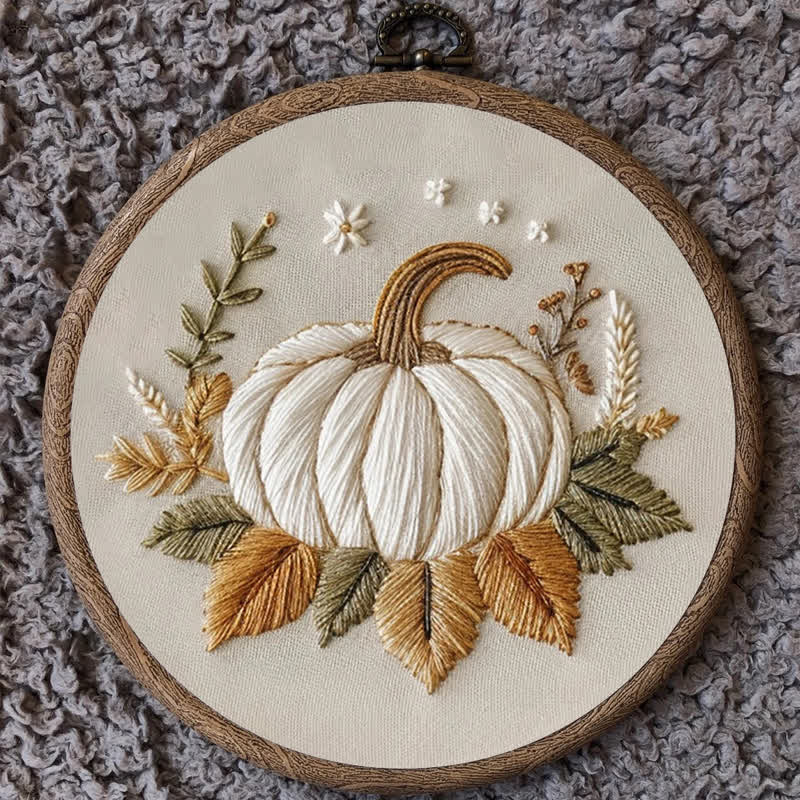 Rubbyoo Embroidery Kit - White Pumpkin - image 8