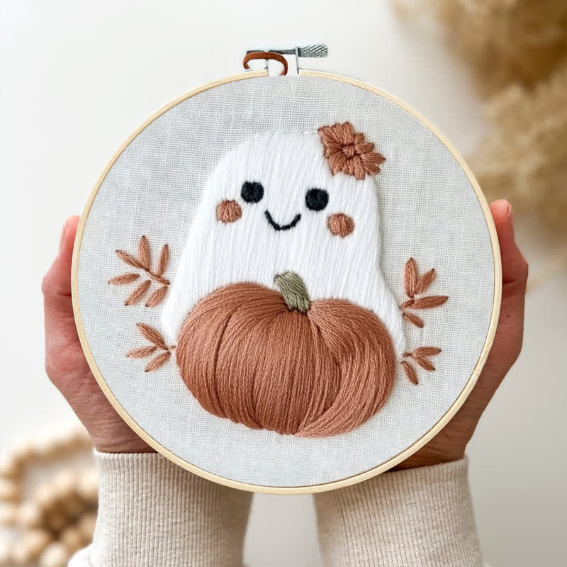 Rubbyoo Embroidery Kit - Cute Ghost - image 3