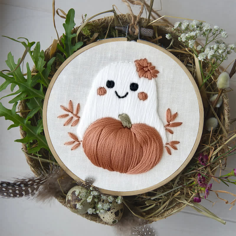 Rubbyoo Embroidery Kit - Cute Ghost - image 7