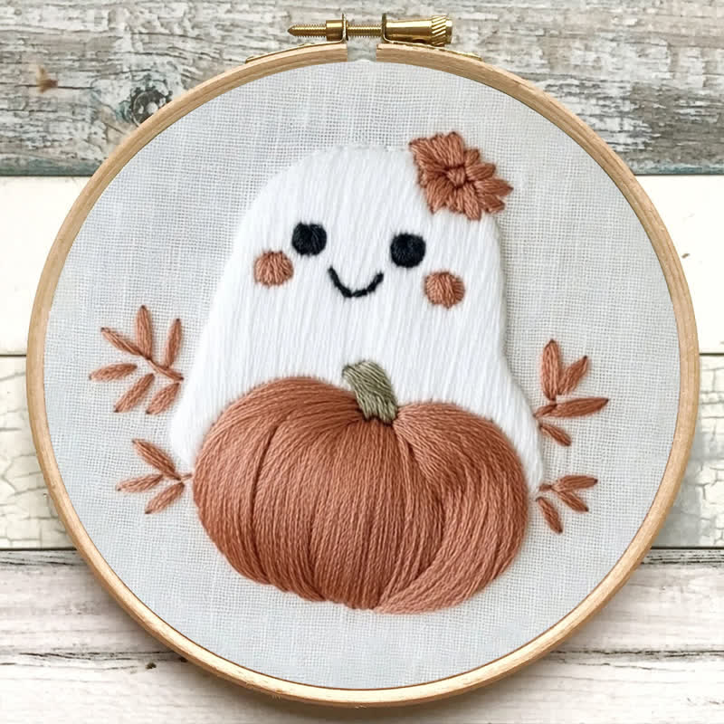 Rubbyoo Embroidery Kit - Cute Ghost - image 5