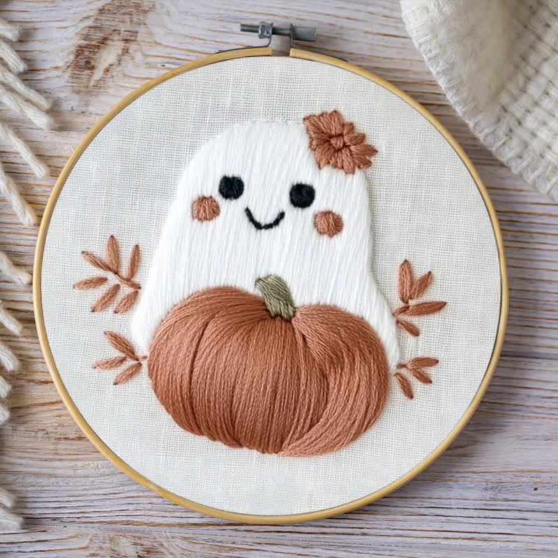 Rubbyoo Embroidery Kit - Cute Ghost - image 6