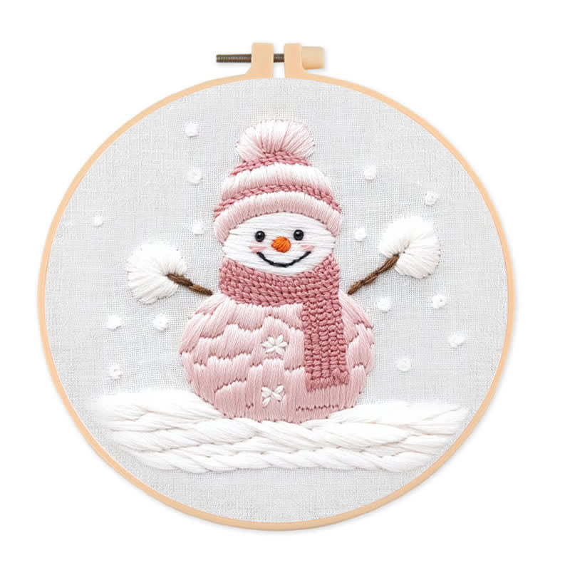 Rubbyoo Embroidery Kit - Cute Snowman - image 0