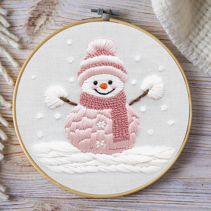 Rubbyoo Embroidery Kit - Cute Snowman - image 6