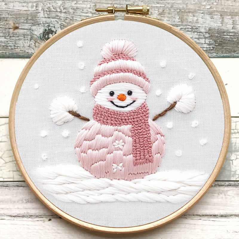 Rubbyoo Embroidery Kit - Cute Snowman - image 5