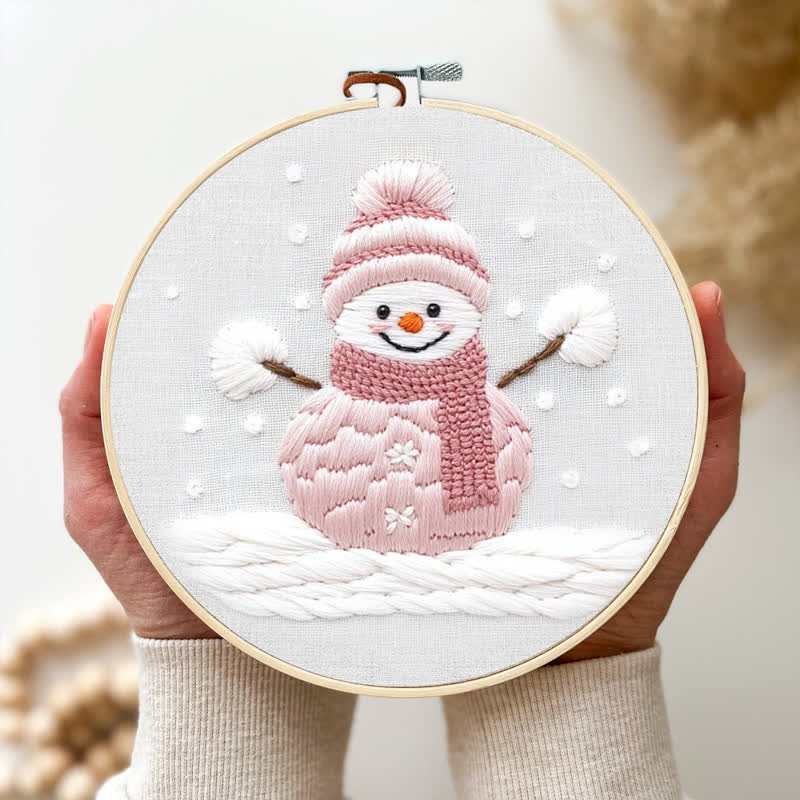 Rubbyoo Embroidery Kit - Cute Snowman - image 2