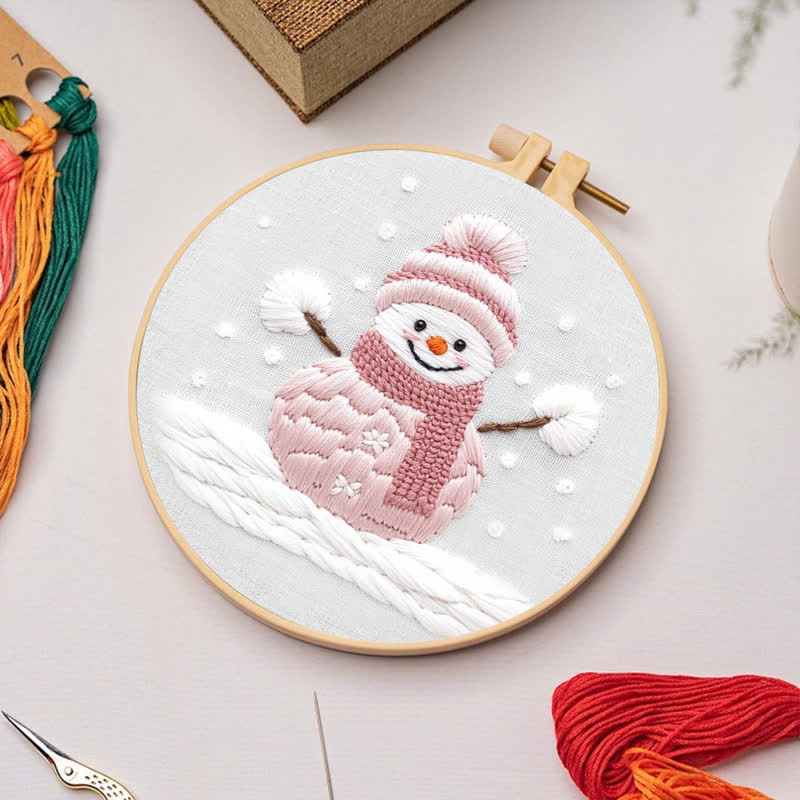 Rubbyoo Embroidery Kit - Cute Snowman - image 4