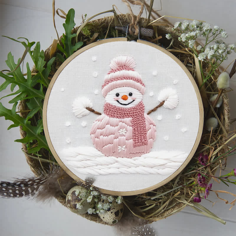 Rubbyoo Embroidery Kit - Cute Snowman - image 7