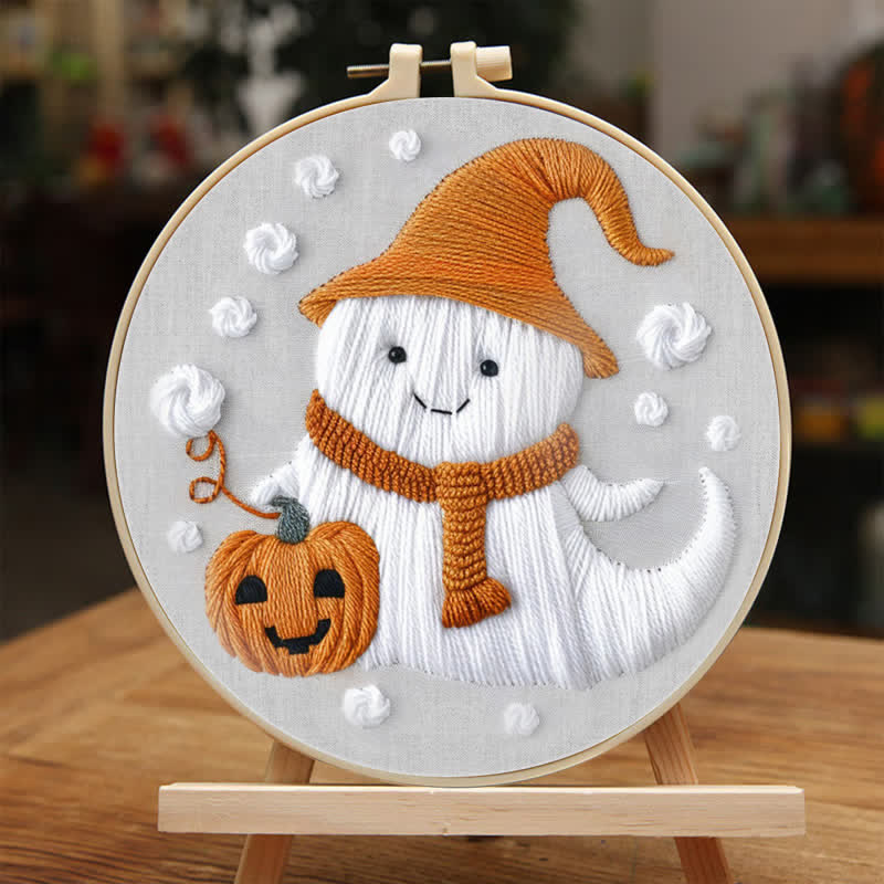 Rubbyoo Embroidery Kit - Ghost Halloween - image 2