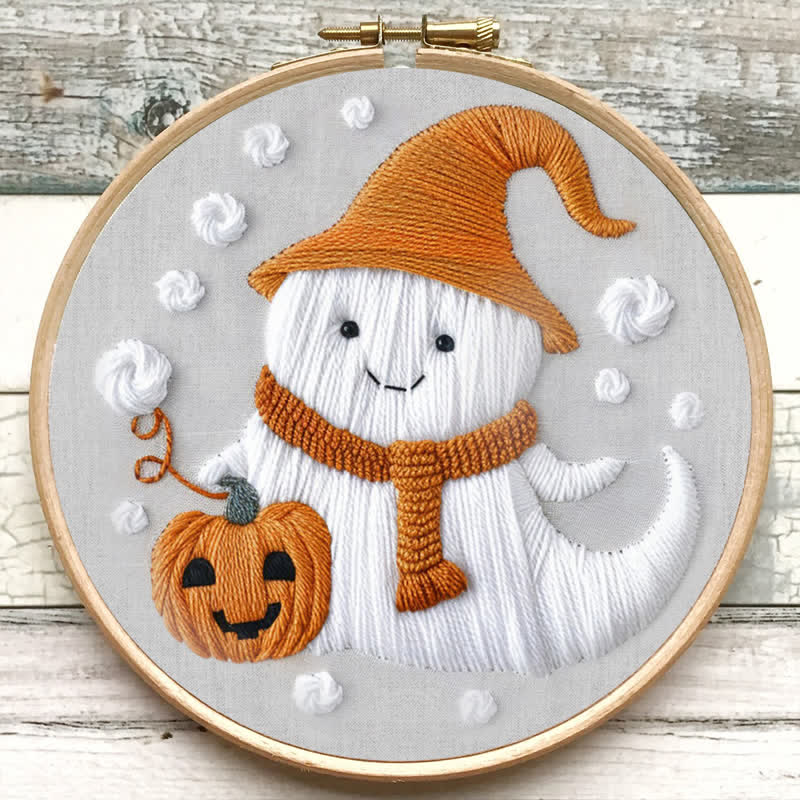 Rubbyoo Embroidery Kit - Ghost Halloween - image 6