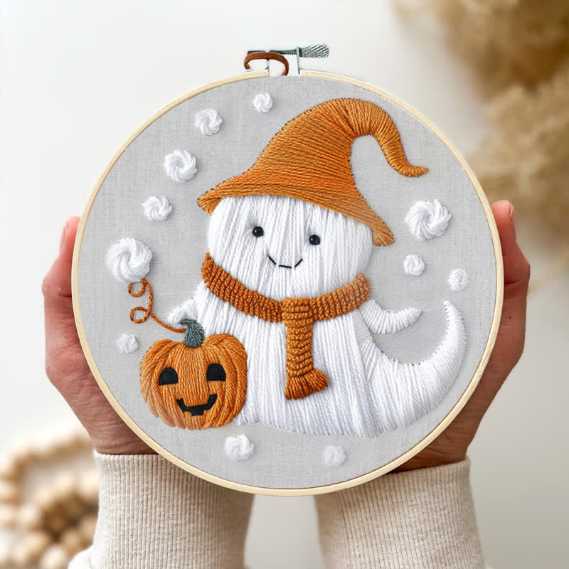 Rubbyoo Embroidery Kit - Ghost Halloween - image 4