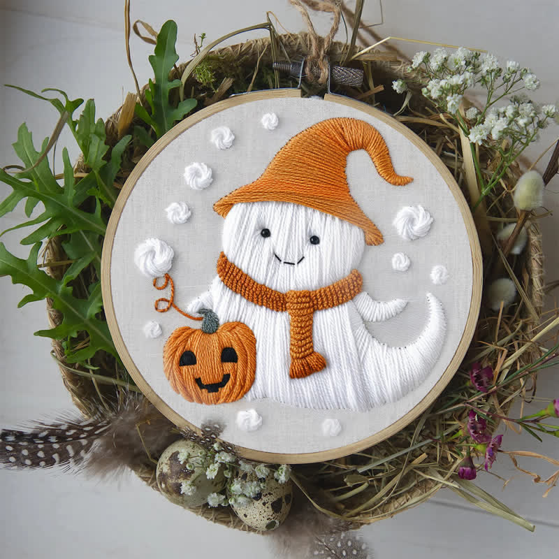 Rubbyoo Embroidery Kit - Ghost Halloween - image 7