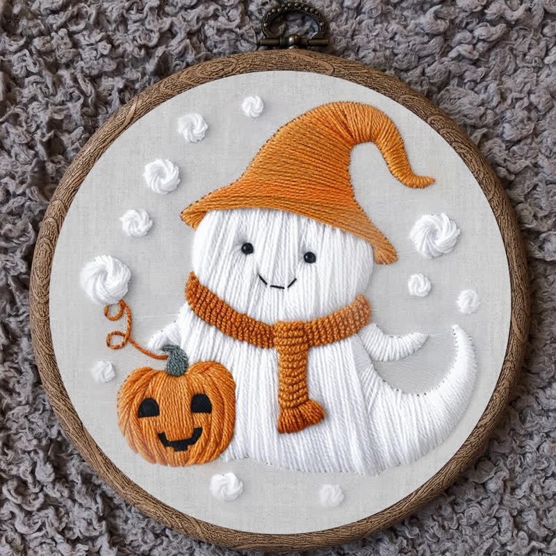 Rubbyoo Embroidery Kit - Ghost Halloween - image 8
