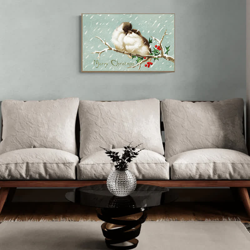 Rubbyoo Merry Christmas Birds - Wooden Jigsaw Puzzle - image 3