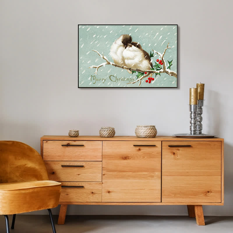 Rubbyoo Merry Christmas Birds - Wooden Jigsaw Puzzle - image 6