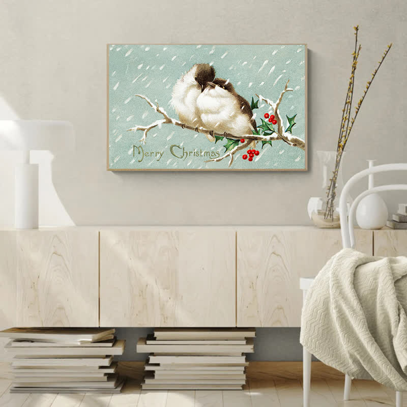 Rubbyoo Merry Christmas Birds - Wooden Jigsaw Puzzle - image 5