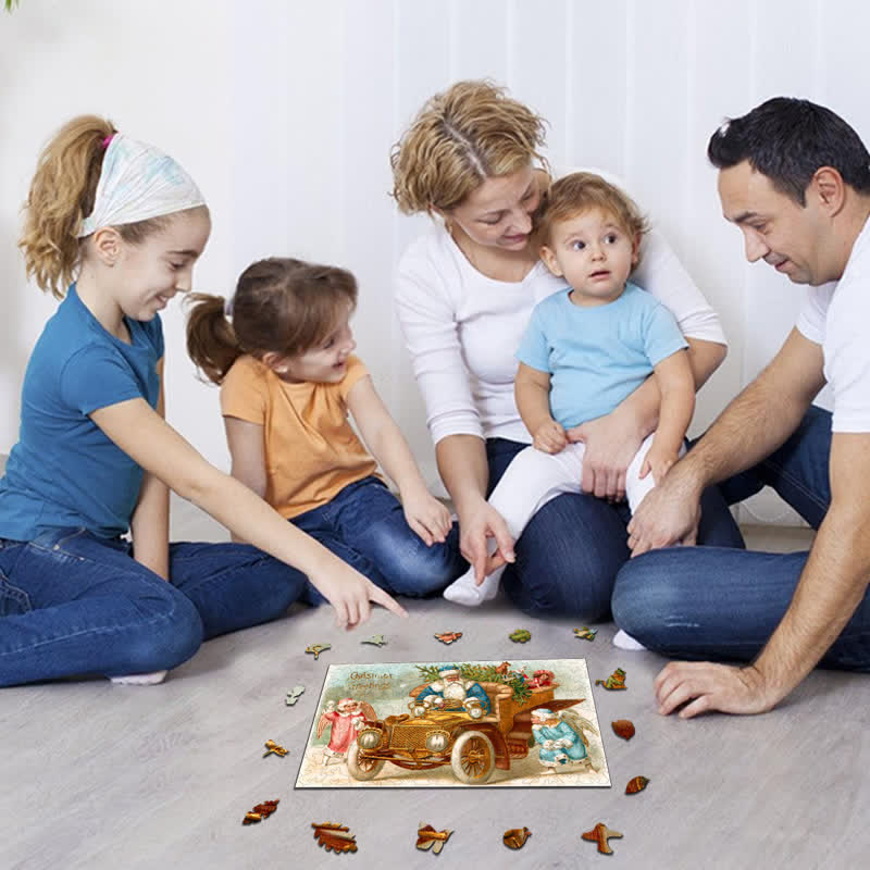 Rubbyoo Christmas Greeting - Wooden Jigsaw Puzzle - image 4