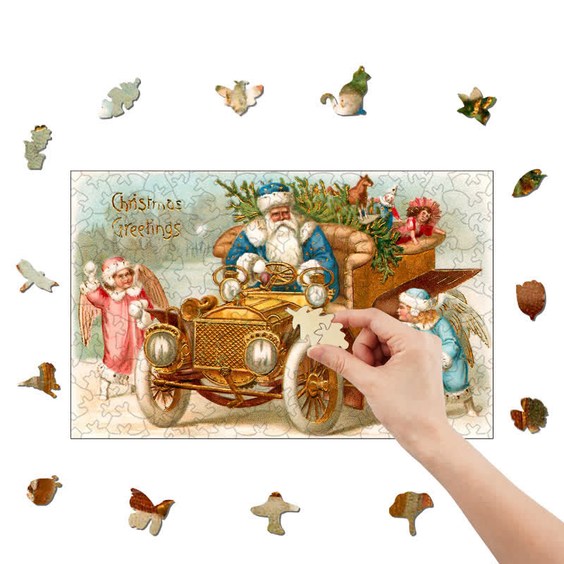 Rubbyoo Christmas Greeting - Wooden Jigsaw Puzzle - image 6