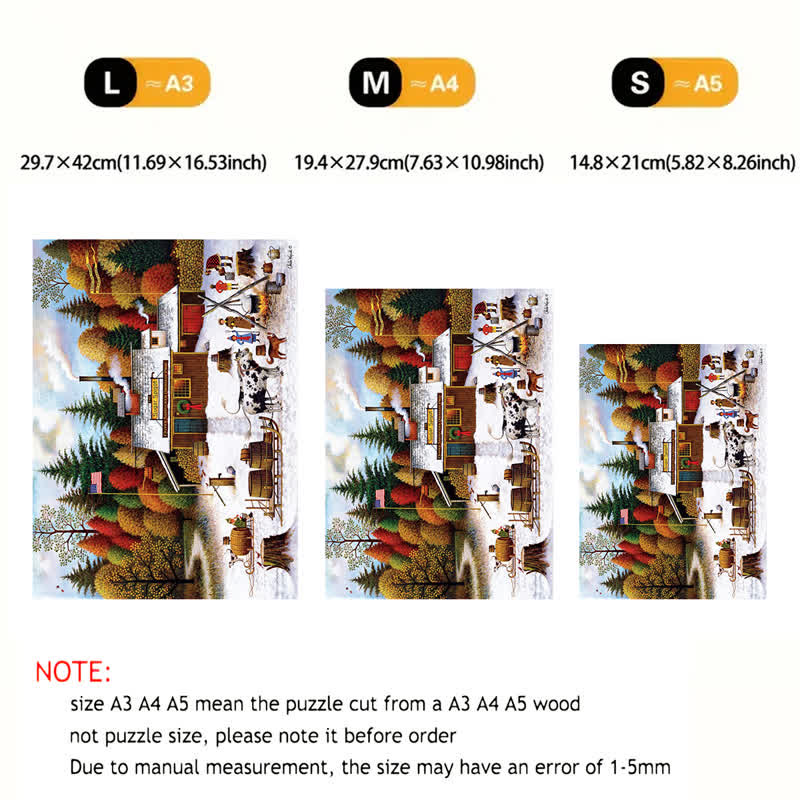 Rubbyoo Vermont Maple Tree Tappers - Wooden Jigsaw Puzzle - image 8