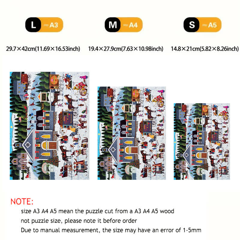 Rubbyoo Churchyard Christmas - Wooden Jigsaw Puzzle - image 7