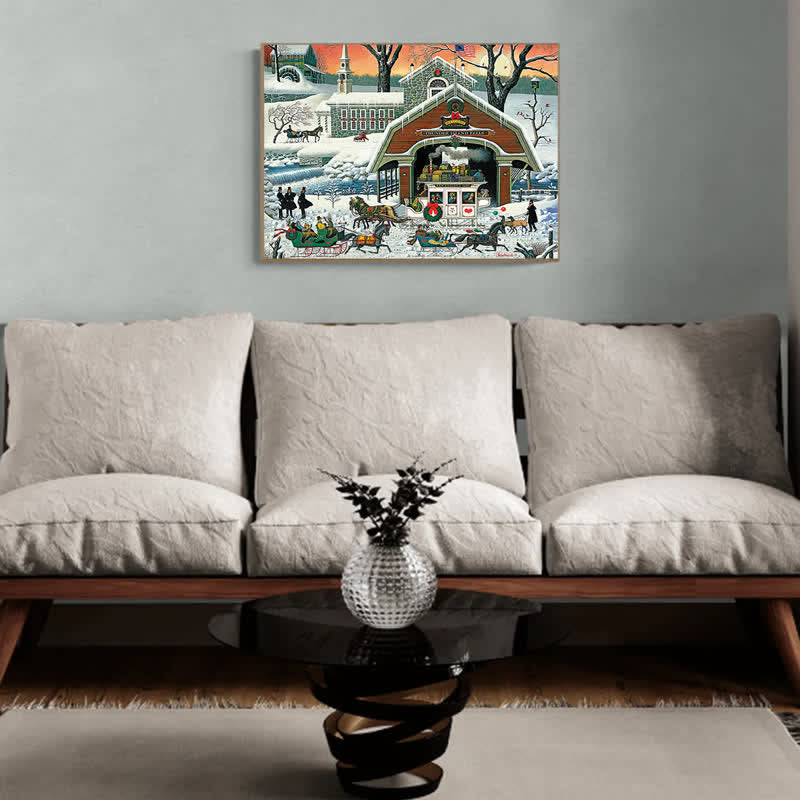 Rubbyoo The Twilight Before Christmas - Wooden Jigsaw Puzzle - image 3