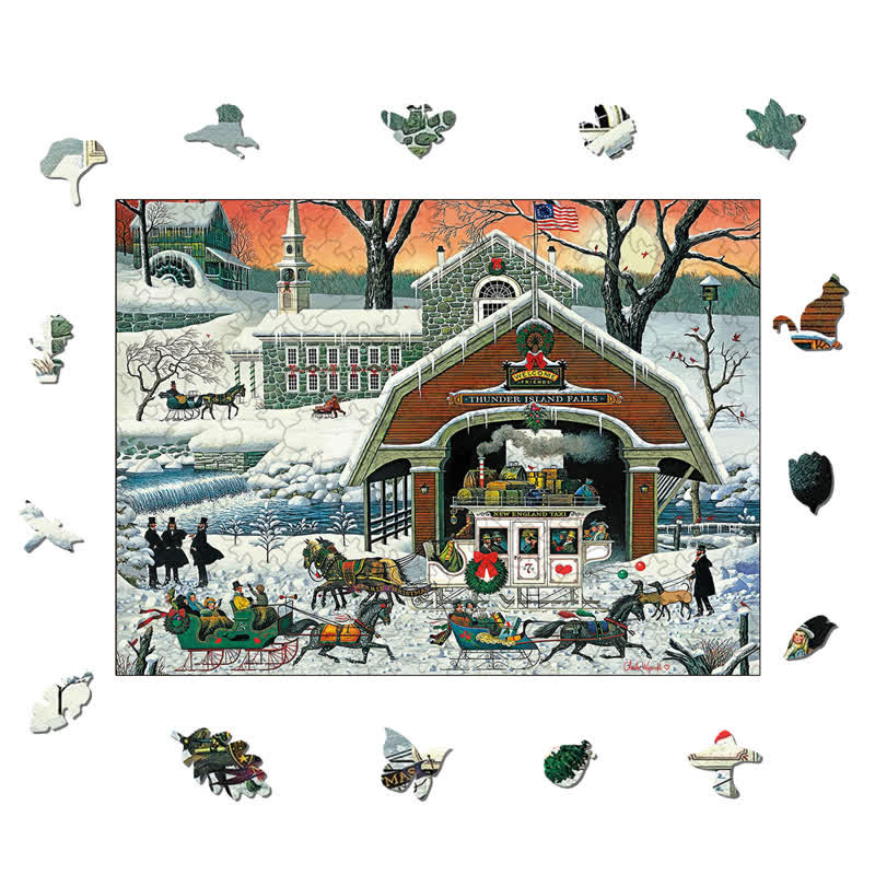 Rubbyoo The Twilight Before Christmas - Wooden Jigsaw Puzzle - image 1
