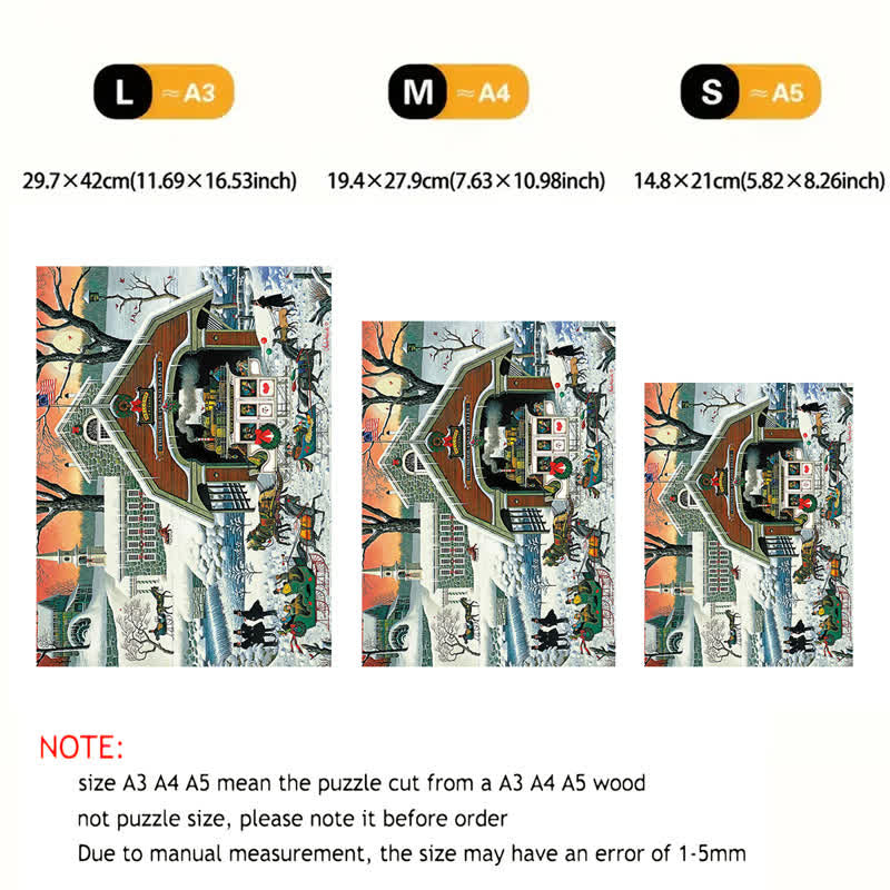 Rubbyoo The Twilight Before Christmas - Wooden Jigsaw Puzzle - image 8