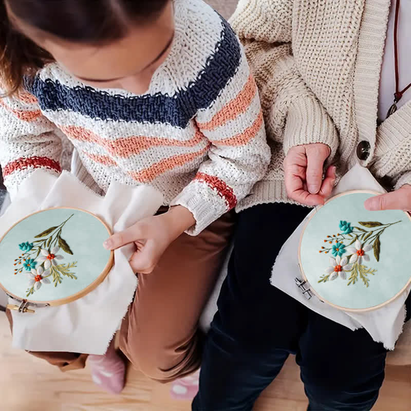 Rubbyoo Embroidery Kit - Beautiful Flower - image 8