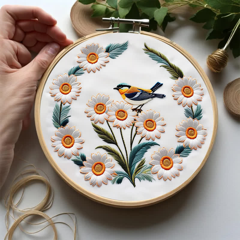 Rubbyoo Embroidery Kit - Garden Bird - image 6