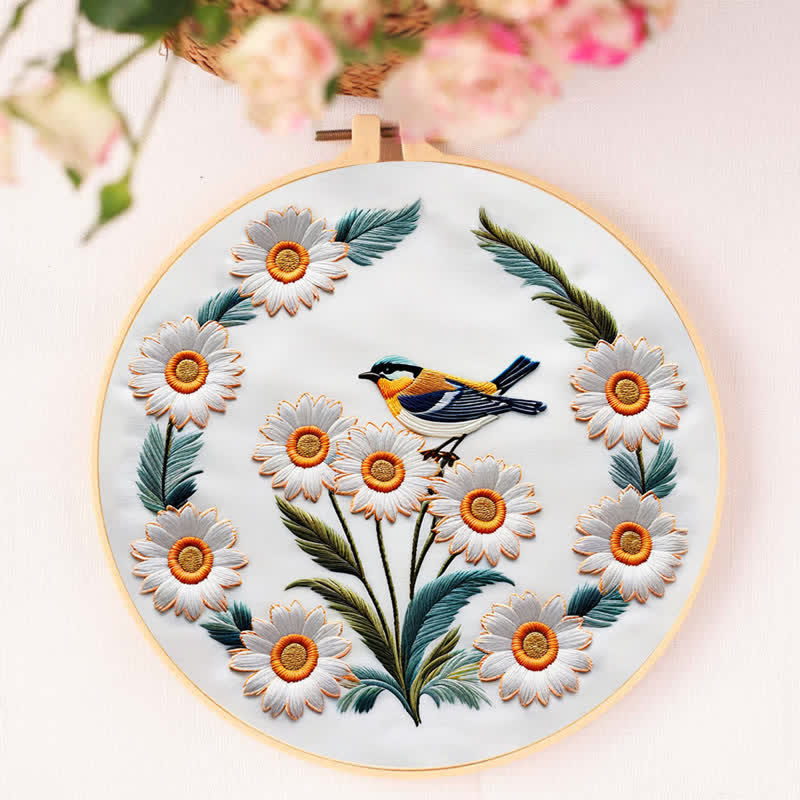 Rubbyoo Embroidery Kit - Garden Bird - image 3